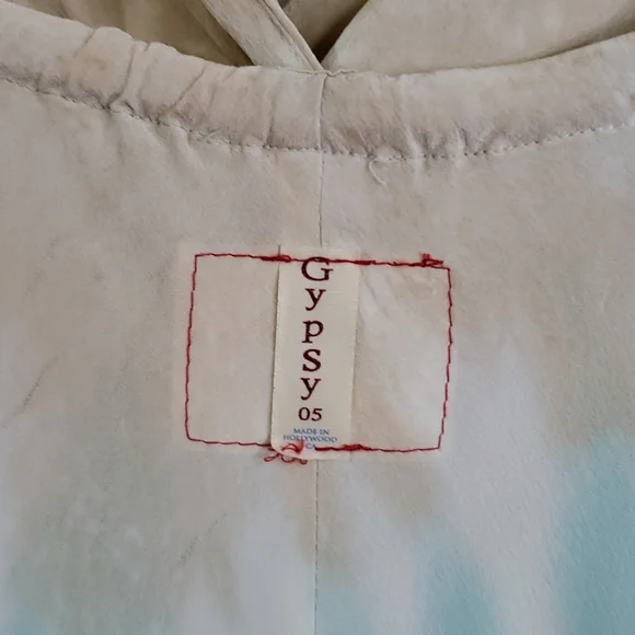 Gypsy 05 Alex Collection Silk Spiral Tie Dye Maxi Dress - Picture 8 of 10